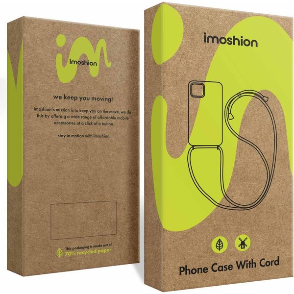 Imoshion Custodia Protettiva Iphone 17 Con Fascia Posteriore Con Catena Custodia Per Iphone 17 - Rosegold-image