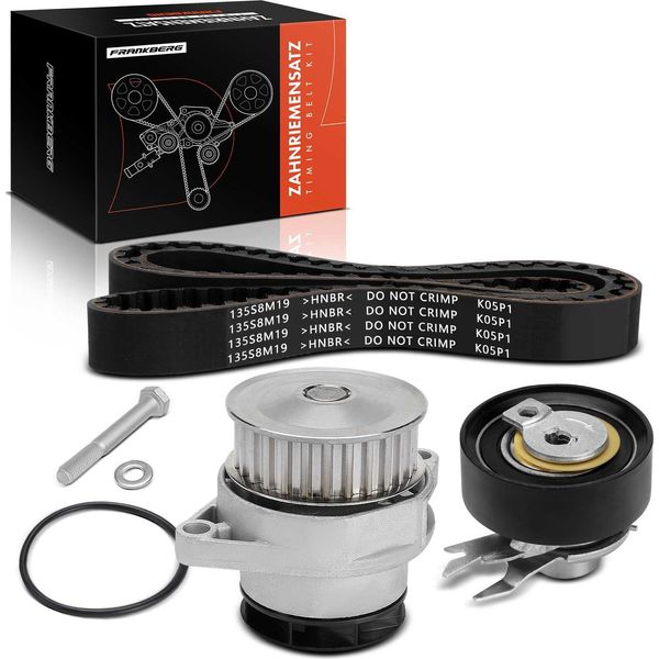 Frankberg 1X Cinghia Di Distribuzione Set Cinghia Di Distribuzione Pompa Dell'acqua Per Vw Fox Hatchback Polo Notchback 9A-image