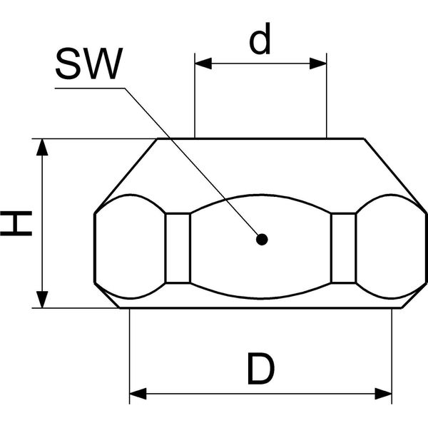 Js Quetschverschraubung, Ohne Laengenausgl.,Dn10,1/2"X10Mm,Chr."-image