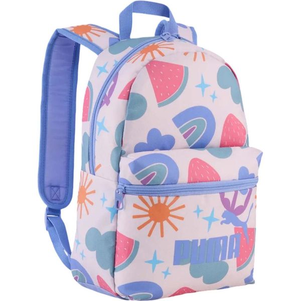 Puma Zaino Phase Aop Small Backpack Jasmine Flower - Summer Aop Blu-image
