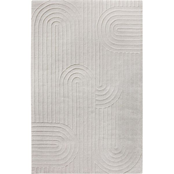 Milani Home - Tappeto In Lana Avorio Con Decoro 120 X 180 Cm 120 L X 180 P-image