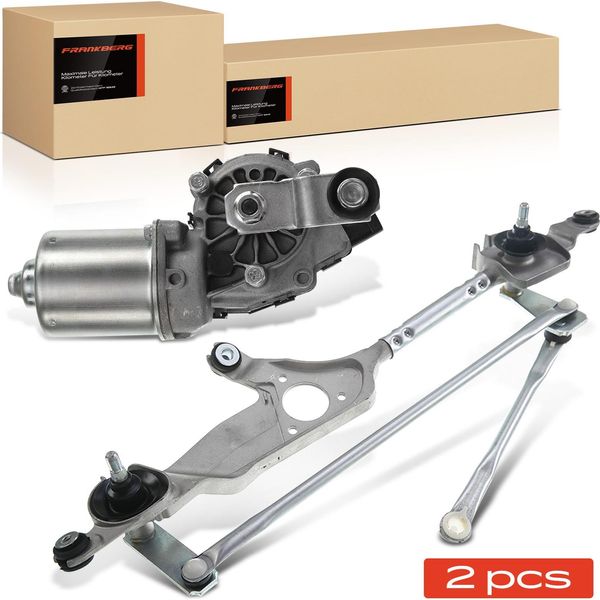 Frankberg 1X Motore Tergicristallo + 1X Asta Tergicristallo Anteriore Per Opel Insignia A Berlina G09-image
