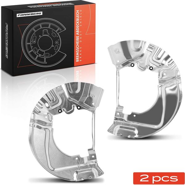 Frankberg 2X Piastra Di Ancoraggio Disco Freno Asse Anteriore Entrambi I Lati Per Bmw E60 520I 530I E61 523I 535D M5-image