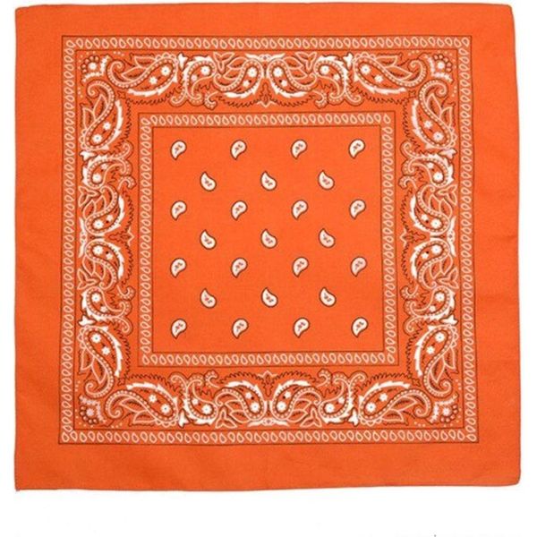 Fazzoletto Da Taschino Jumadas – Fazzoletto Da Cowboy – Bandana – Donna – Uomo – Arancione-image