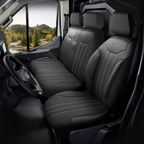 Rivestimenti Sedili Mercedes Esprinter 2023 - Oggi - Miami Nero - Vestibilità Perfetta (Sedile/Panca Standard Sedile/Panca)-image