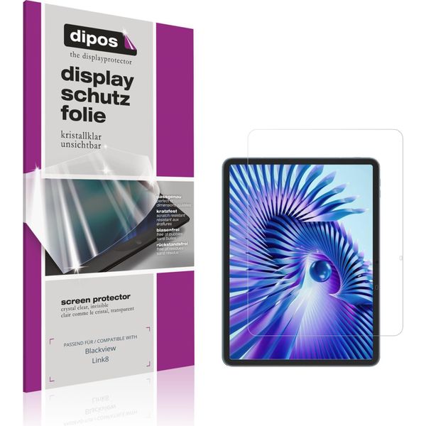 2X Pellicola Protettiva Per Blackview Link8 Protezione Schermo Claro Display Dipos-image