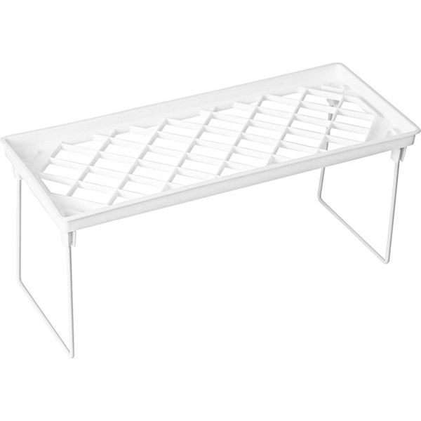 Scaffale Impilabile Per Piano Di Lavoro, Armadio, Scaffale Multifunzionale E Compatto Per Riporre Oggetti In Cucina, Pieghevole, Piccolo, Per Bagno, Dispensa-image