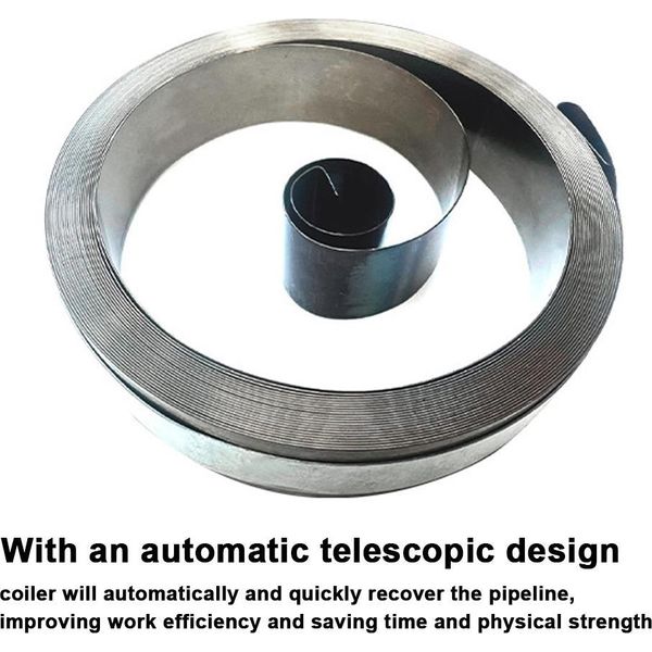 Avvolgitubo Automatico Retrattile Da 8 Mm, Autolavaggio, Irrigazione Giardino, Supporto Tubo Acqua, Montaggio A Parete, Tubi Acqua Ad Alta Pressione, Rotolo, Da Solo-image