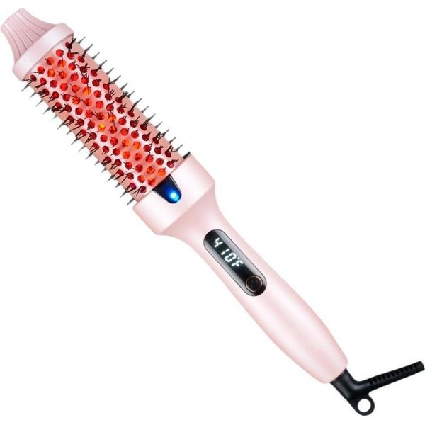 Inf Ferro Arricciacapelli Infrarossi 2 In 1 - Piastra E Arricciacapelli Con Temperatura Regolabile Rosa-image