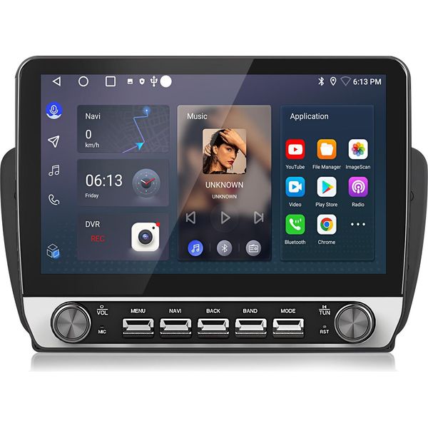 Autoradio Android 15 Da 10,1 Pollici 2+64 Gb Per Seat Ibiza Iv 6J 2009-2013 Wireless Carplay Android Auto Wifi Gps Navi Rds Dsp Dab+ Bt Con Manopola-image