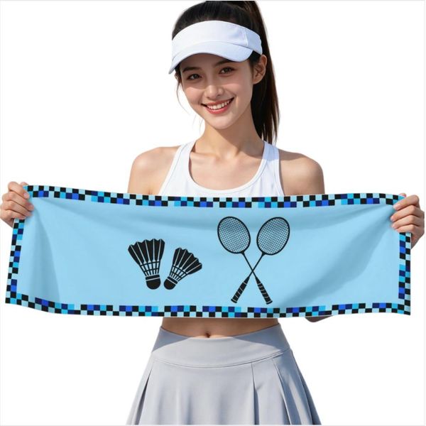 Inf Asciugamano Sportivo Multifunzionale 30X100Cm: Asciugatura Rapida E Portatile-image