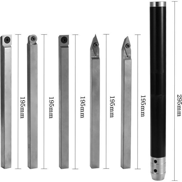 Lega Acciaio Tornio Legno Tornitura Utensile Carburo Inserti Chiave Fresa Utensili Alluminio Impugnatura Lavorazione Del Legno-image