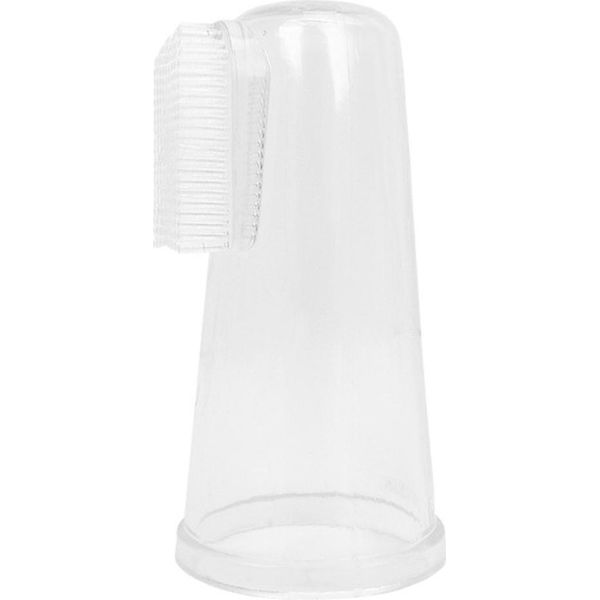 Inf Spazzolino Da Dito In Silicone Per Animali Domestici - Set Da 10 Per Cura Dentale Di Cani E Gatti Trasparente-image
