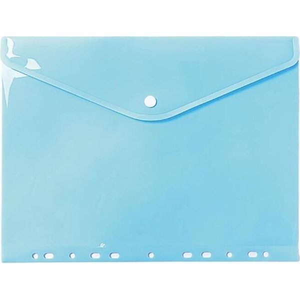 Cartella Per Buste Sospese In Pp A4 Blu Pastello-image