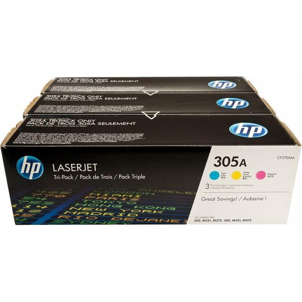 Hp 305A 3X Cartuccia Toner Laserjet Tricolore-image