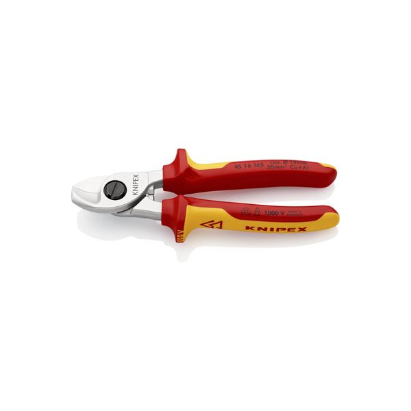 Knipex 95 16 165 Sb Kabelschere Verchromt Vde)-image