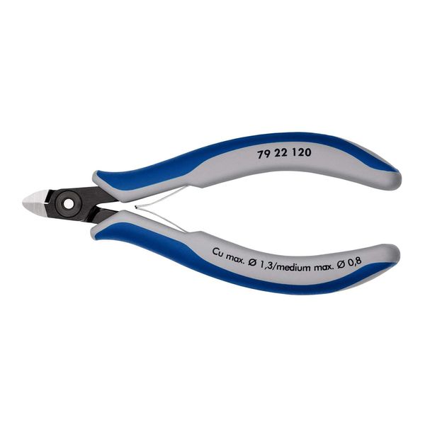 Knipex 79 22 120 PräZisions-Elektronik-Seitenschneider Mit Mehrkomponenten-HüLlen BrüNiert 120 Mm)-image