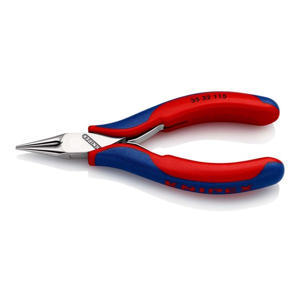 Knipex 35 32 115 Elektronik-Greifzange Mit Durchgestecktem Gelenk Mit Mehrkomponenten-HüLlen 115 Mm)-image
