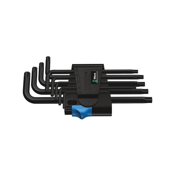 Wera 967 L/9 Tx Hf WinkelschlüSselsatz Mit Haltefunktion, Blacklaser (05024244001)-image
