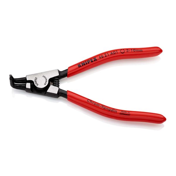 Knipex 46 21 A01 Sicherungsringzange FüR AußEnringe Auf Wellen Mit Kunststoff üBerzogen Schwarz Atramentiert 125 Mm)-image