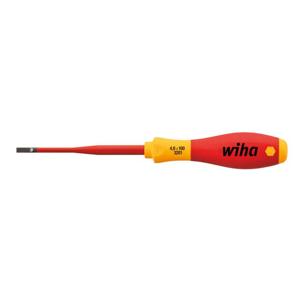 Wiha Schlitz Schraubendreher Softfinish Electric 3201 Sf 4,5X125 (35501)-image