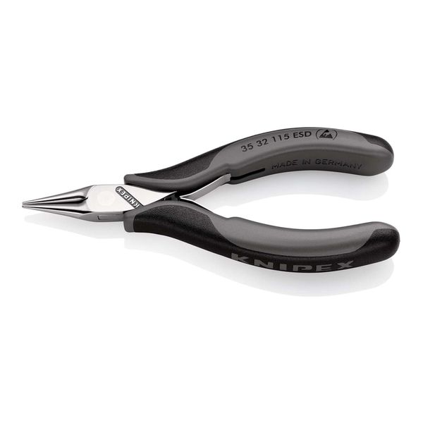 Knipex 35 32 115 Esd Elektronik-Greifzange Esd Mit Durchgestecktem Gelenk Mit Mehrkomponenten-HüLlen 115 Mm)-image
