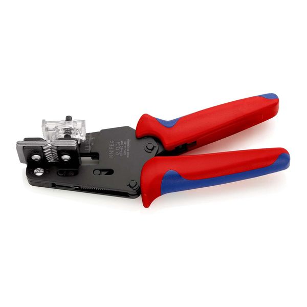 Knipex 12 12 06 PräZisions-Abisolierzange Mit Formmessern Mit Mehrkomponenten-HüLlen BrüNiert 195 Mm)-image