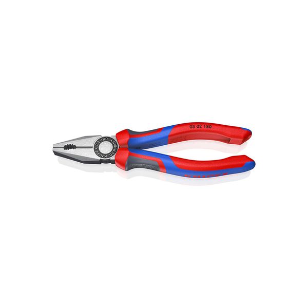 Knipex 03 02 180 Kombizange Mit Comfort-Griffen Schwarz Atramentiert 180 Mm)-image