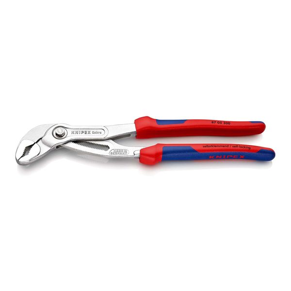 Knipex 87 05 300 Cobra® Hightech-Wasserpumpenzange Mit Mehrkomponenten-HüLlen Verchromt 300 Mm)-image