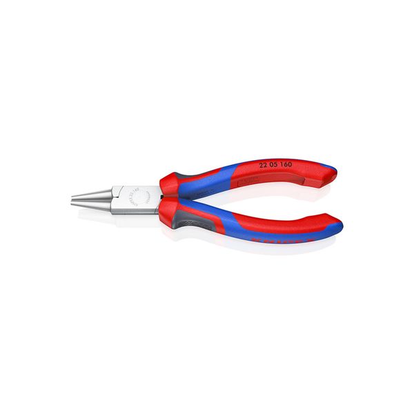 Knipex 22 05 160 Rundzange Mit Comfort-Griffen Verchromt 160 Mm)-image
