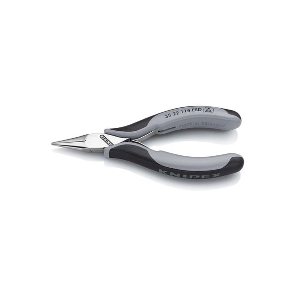 Knipex 35 22 115 Esd Elektronik-Greifzange Esd Mit Durchgestecktem Gelenk Mit Mehrkomponenten-HüLlen 115 Mm)-image