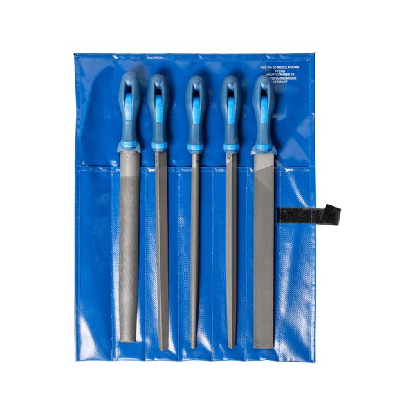 Pferd Werkstattfeilen-Set 5-Tlg. In Rolltasche 300Mm Hieb 2, 11800552)-image