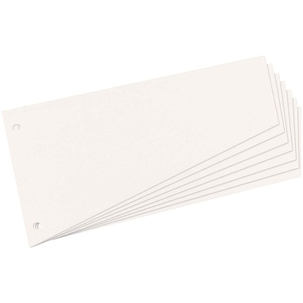 Strisce Divisorie Herlitz, Trapezoidali, Cartone Manila, Bianco-image