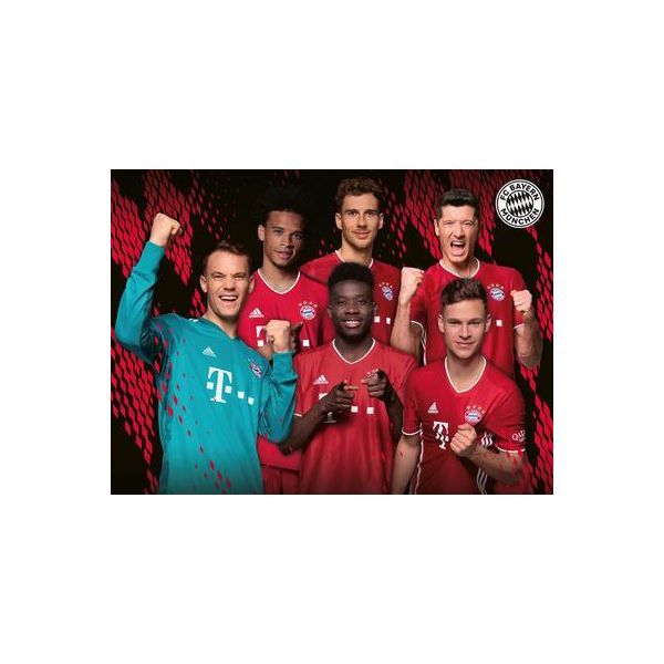Puzzle Per Bambini Ravensburger - 12918 Fc Bayern Stagione 2020/21 - Puzzle Del Fc Bayern Monaco Per Bambini Dai 9 Anni In Su, Con 300 Pezzi In Formato Xxl-image