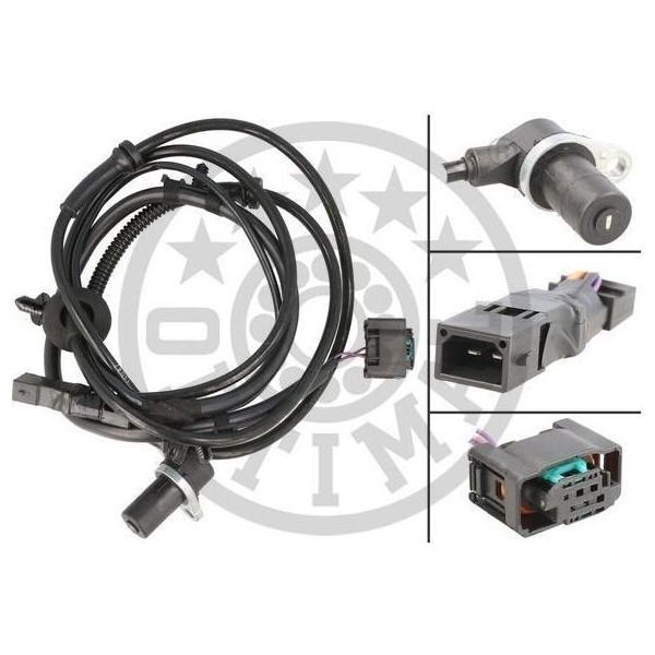 Sensore Optimal Abs Velocità Ruota Posteriore Destra Per Audi A4 Avant (8E5, B6) 06-S292-image