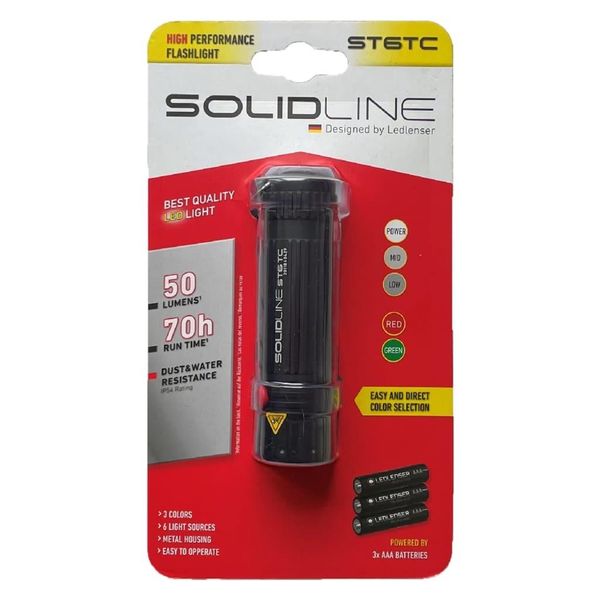 Torcia Solidline ST6TC Con Clip 50 Lm-image