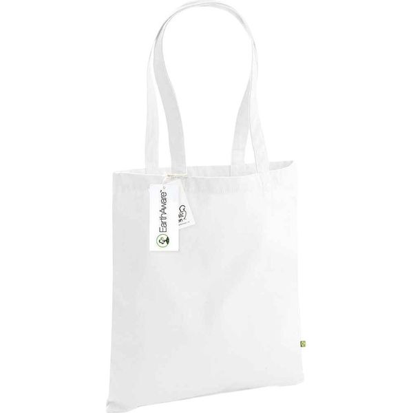 Westford Mill - Borsa Della Spesa "Earthaware"", Cotonelogico PC6228 (Taglia Unica) (Bianco)"-image