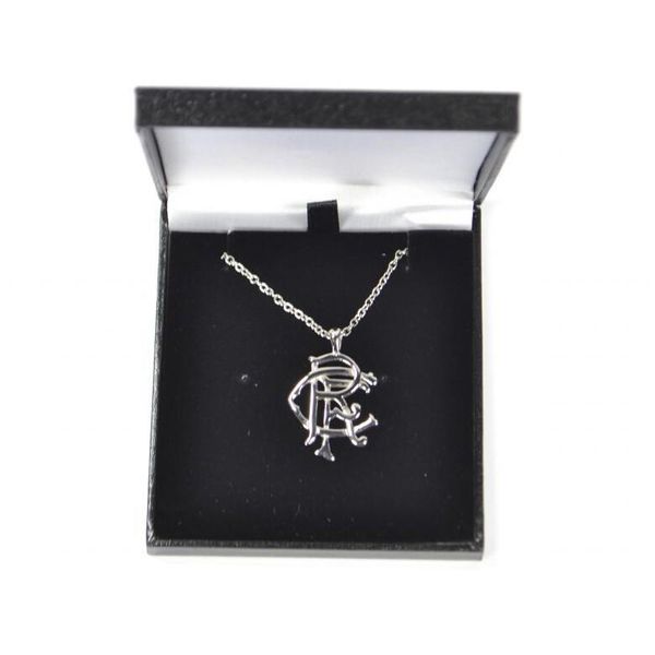 Rangers Fc - Crest - Collana Con Ciondolo, Acciaio Inossidabile BS4295 (Taglia Unica) (Argento)-image