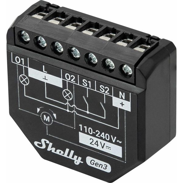 Shelly · Unterputz·"1 Gen3""· Relais· Max 16A· 1 Kanal· Wlan· Bt (Shelly_2Pm_Gen3)"-image