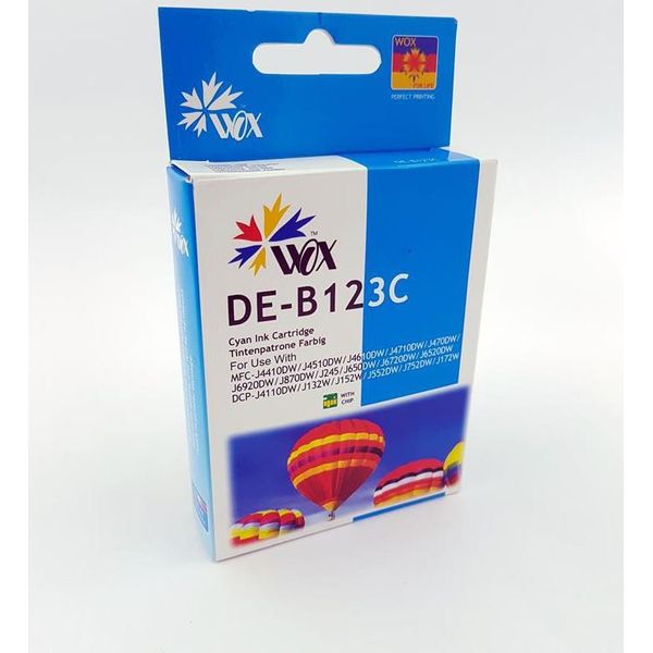 Wox Ciano Brother Inchiostro LC-123C/LC-121C Sostituzione LC123C/LC121C-image