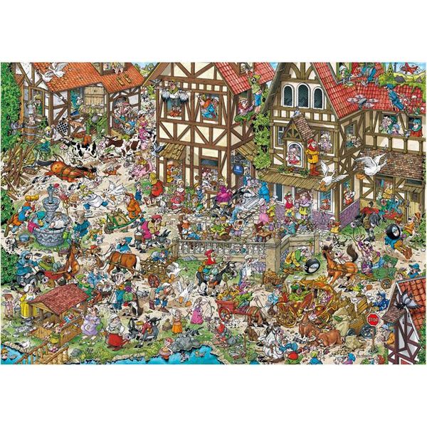 Puzzle Ravensburger Viaggio Nel Tempo 2 Medioevo - 1000 Pezzi.-image