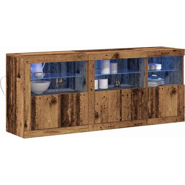 Syfax™ Madia Led Legno Vecchio 162 X 37 X 67 Cm Legno Multistrato-image