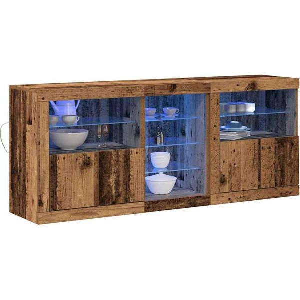 Syfax™ Madia Led Legno Vecchio 162 X 37 X 67 Cm Legno Multistrato-image
