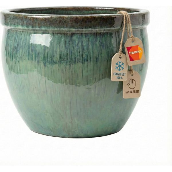 Fioriera In Ceramica "Bavaria Tall"" Verde – Ø 29 Cm"-image