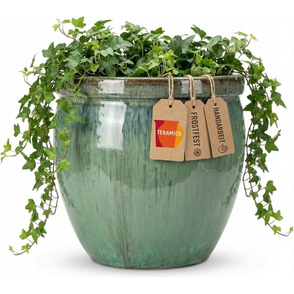 Vaso Da Fiori In Ceramica "Bavaria Tall"" Verde – Ø 47 Cm (Xxl)"-image