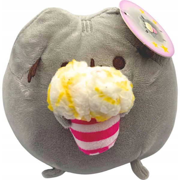Mascotte Gatto Peluche Gatto Popcorn Compleanno Peluche Per Bambini 16 Cm-image