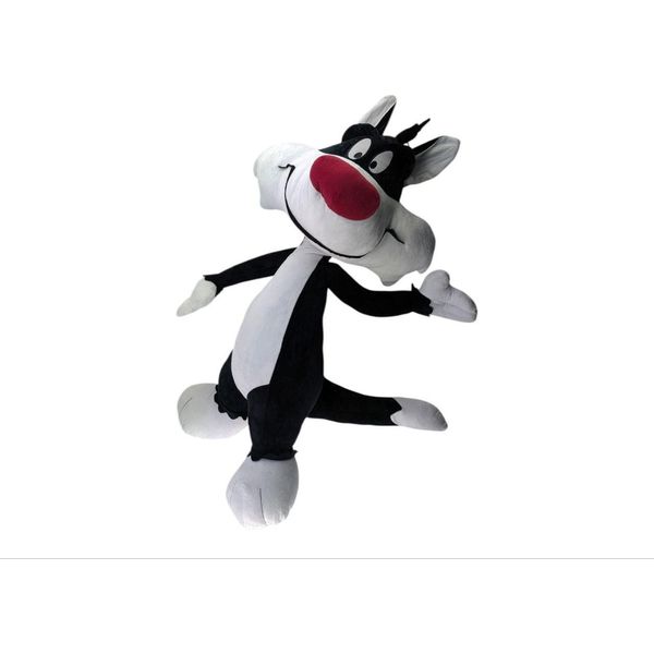Sylyester Gatto Mascotte Di Peluche 100 Cm - Grande Peluche Xxl-image