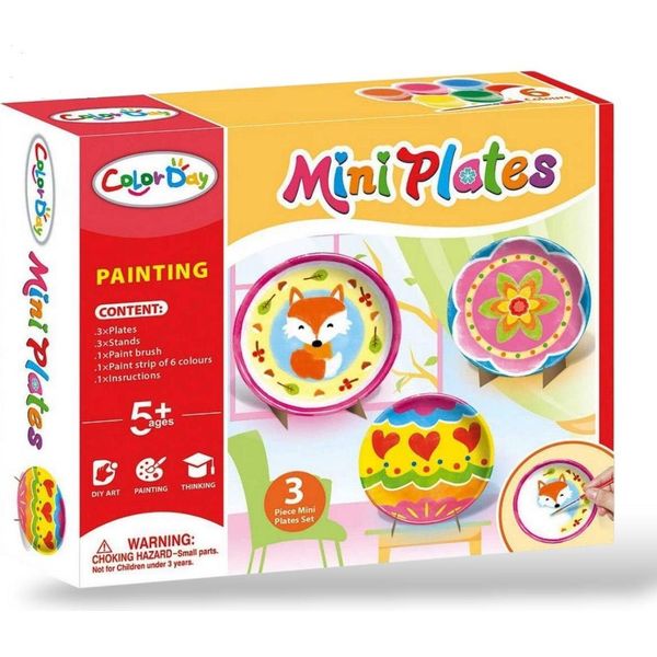 Mini Set Da Pittura Su Piatto Per Bambini Dai 5 Anni In Su-image