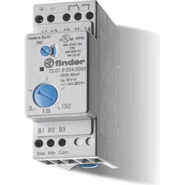 Relè Di Controllo Livello Finder, Serie 72.01 Finder 72.01.8.024.0000 Relè Di Controllo Livello-image