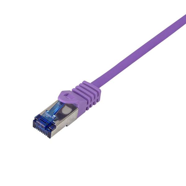 Logilink Professional C6A059S Cavo Patch Logilink Ultraflex, Cat.6A, S/Ftp, 2,0 M, Viola-image
